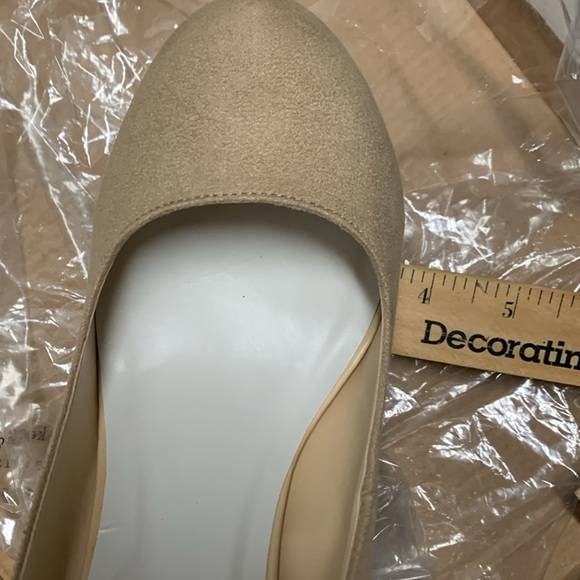 Micheal Antonio Love Me 2 Faux Suede Nude Pumps - Picture 14 of 14